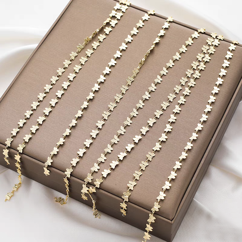 [WG1186] 1M Butterfly coated Chain for Jewelry diy