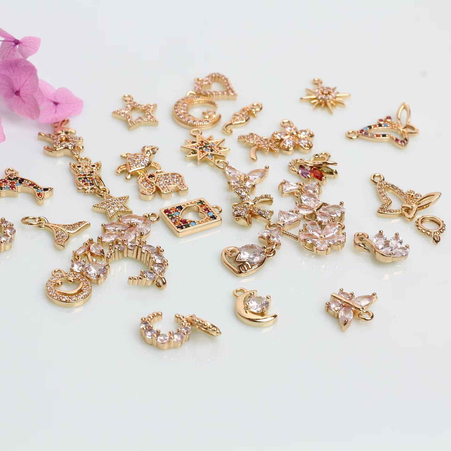 [WG1162] 1pcs spacer charm pendant for jewelry diy