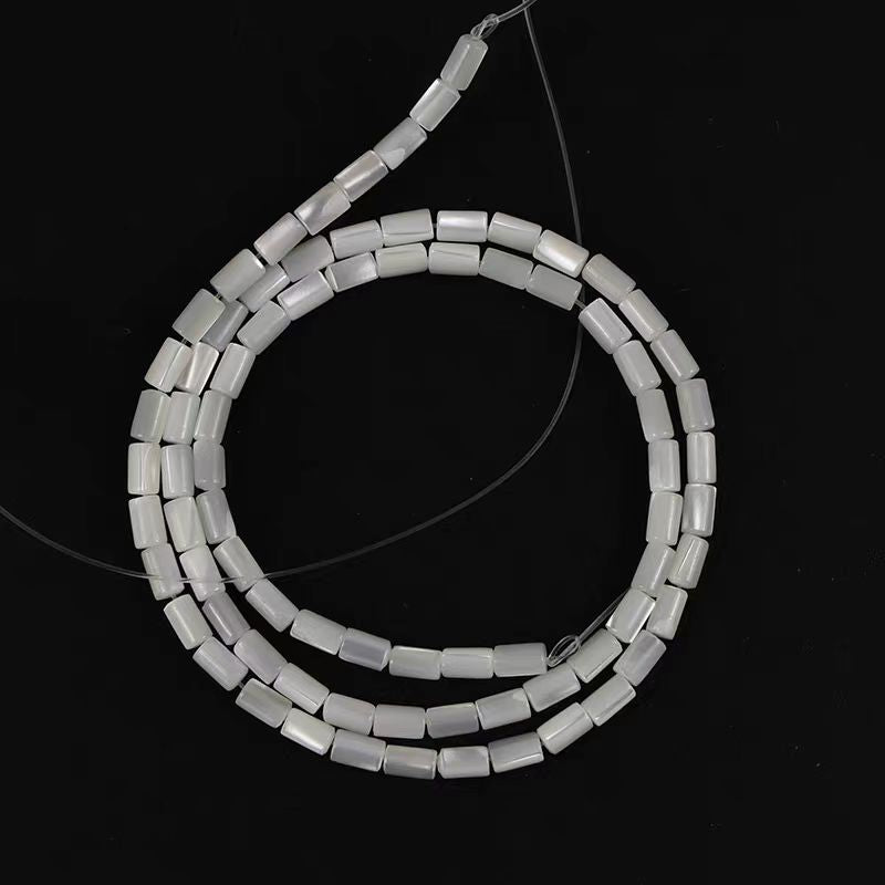 [WG1108] 3*5mm Natural Shell tube shap beads 1 string for Jewelry diy