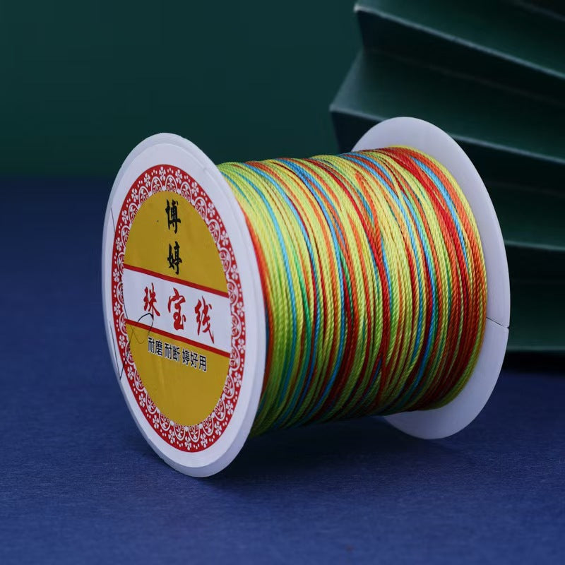 [WG1203] 1Reel Multi  partially dyed strand String for Jewelry diy