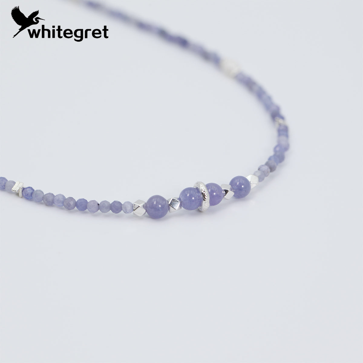[WG0044] Tanzanite & silver925 Necklace new original handmade design DIY 2024 new fashion bracelet Birthday Daily girl gifts