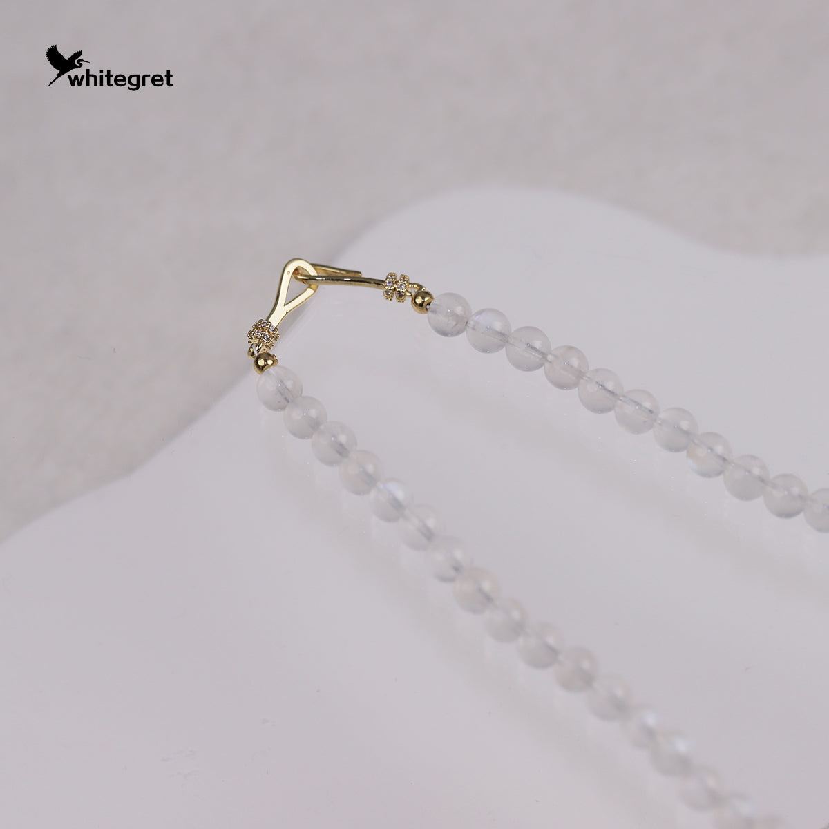 [WG0201] Moonstone & Amazonite Necklace