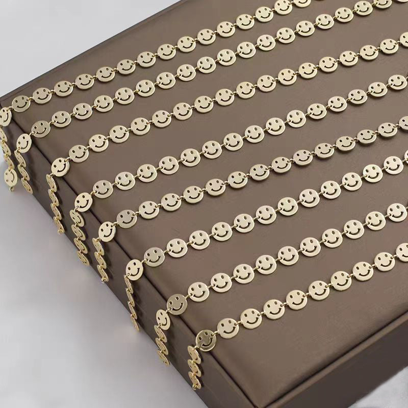 [WG1182] 1M smile chain for jewelry diy