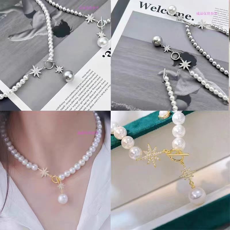 [WG1119]   Snowflakes OT Clasp silver and gold crystal