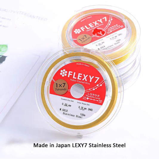 [WG1120] 10M/100M FLEXY7 Stainless Steel wire Made in Japan