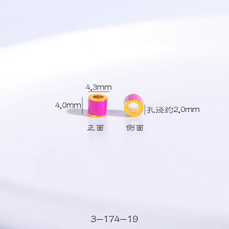 [WG1194]  Enamel Spacers for Jewelry diy charms - Jewelry DIY