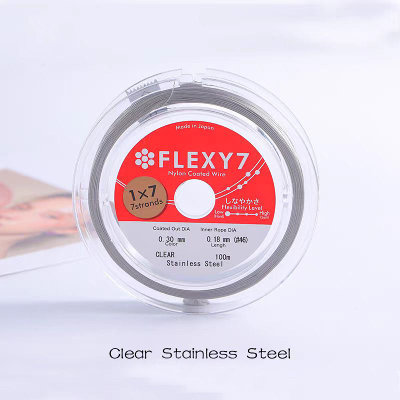 [WG1120] 10M/100M FLEXY7 Stainless Steel wire Made in Japan