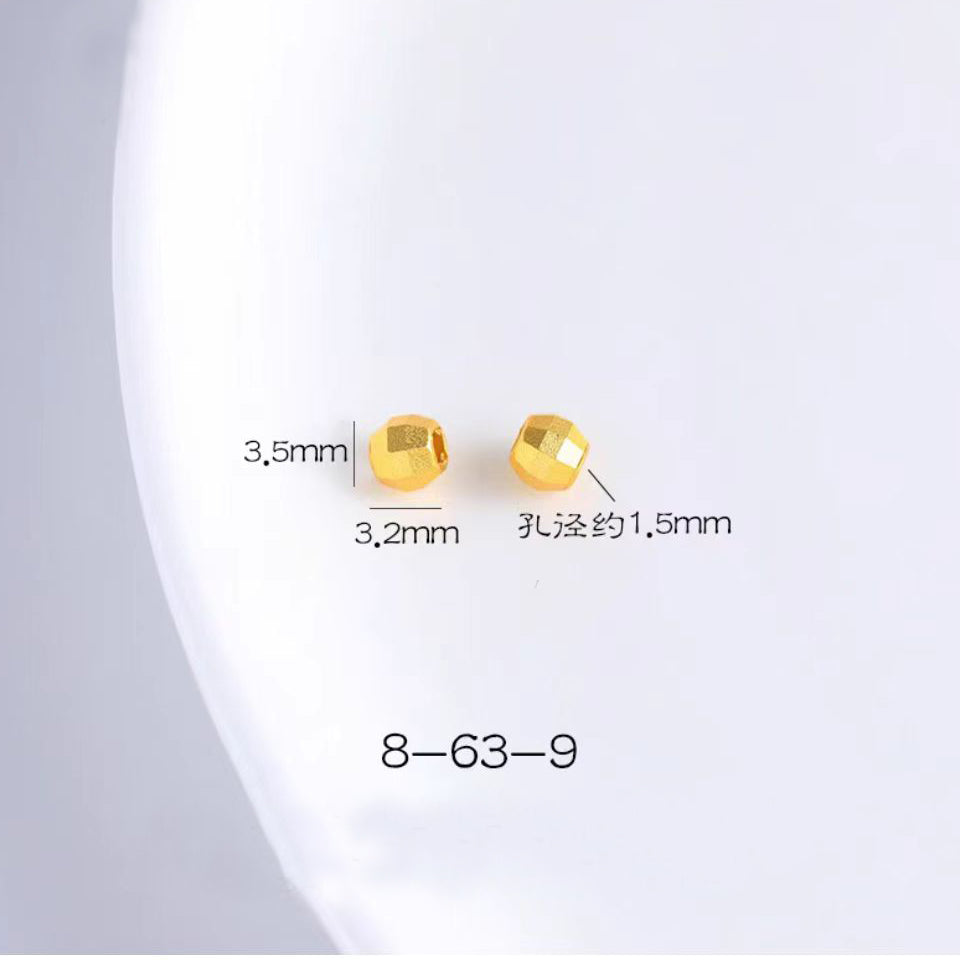 [WG1102] Gold spacers with different style for Jewelry diy