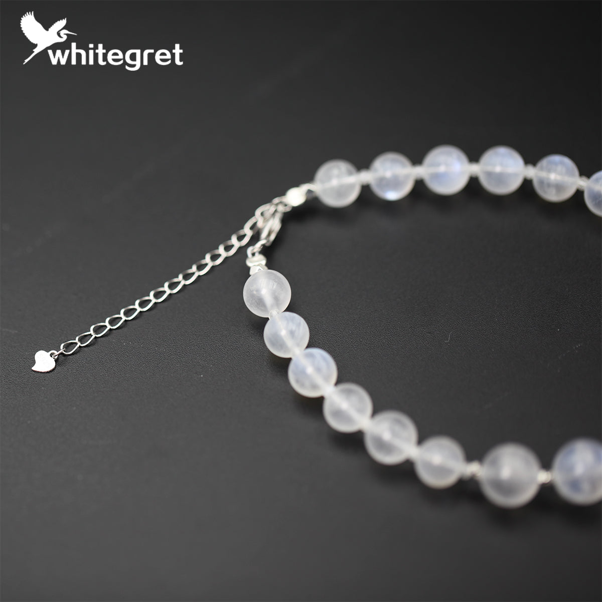 [WG0111]  Natural Blue Moonstone & Silver925 Bracelet