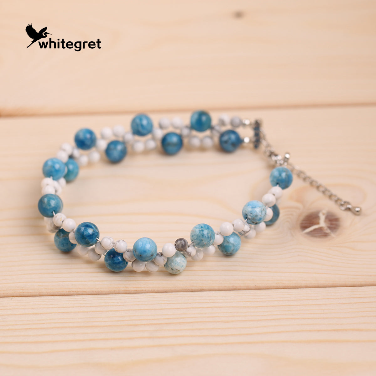 [WG0124] Apatite & Magnesite Bracelet
