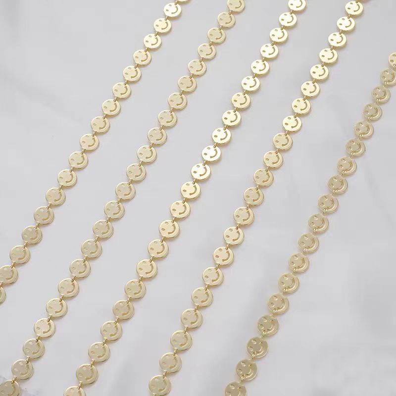 [WG1182] 1M smile chain for jewelry diy