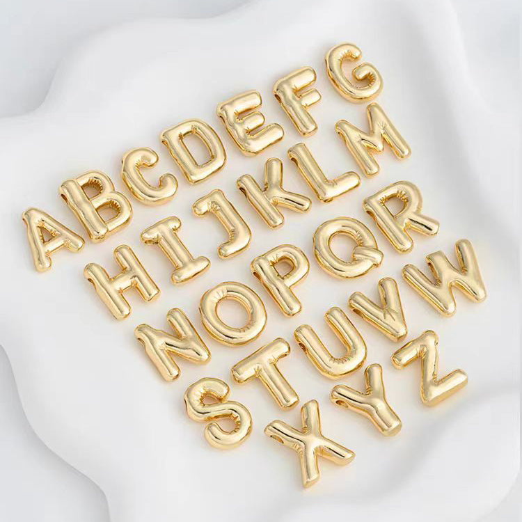 WG1071   Copper Letter Charms