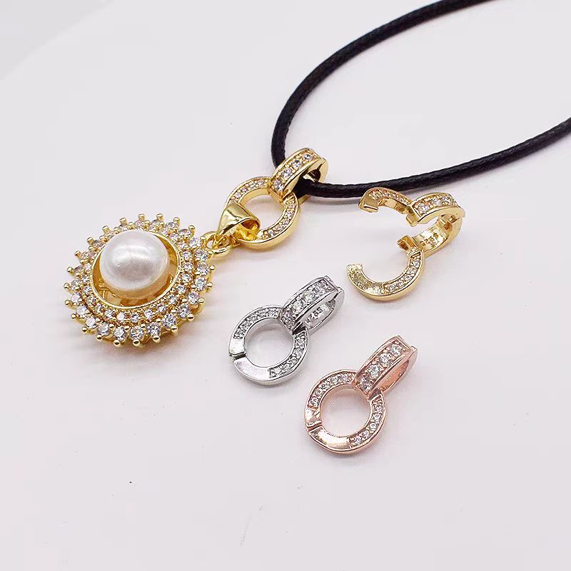 [WG1144] universal clasp charm-vacuum plating waterproof jewelry diy