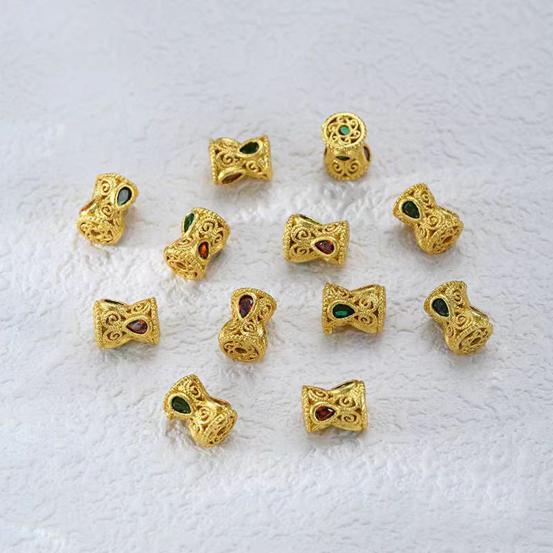 [WG1173] Cloidonne & Colour enamels spacers charms for jewelry diy