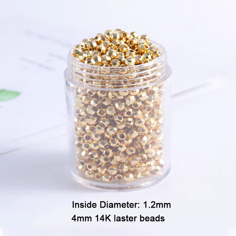 [WG1197] 100PCS Disco laser beads for Jewelry diy