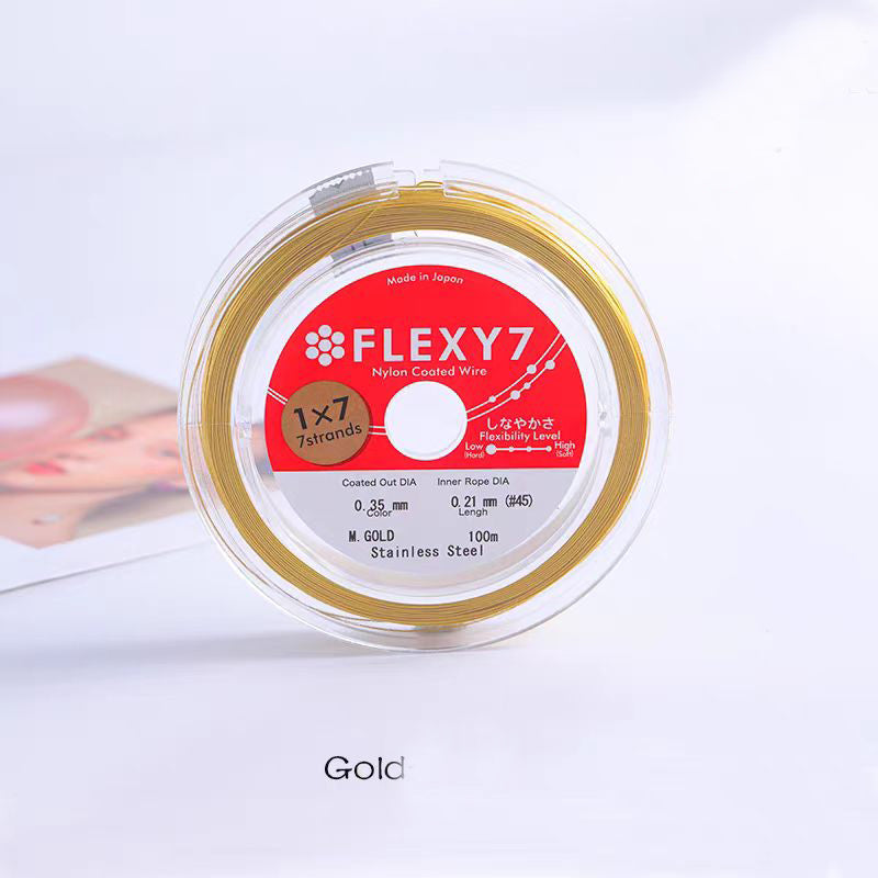 [WG1120] 10M/100M FLEXY7 Stainless Steel wire Made in Japan