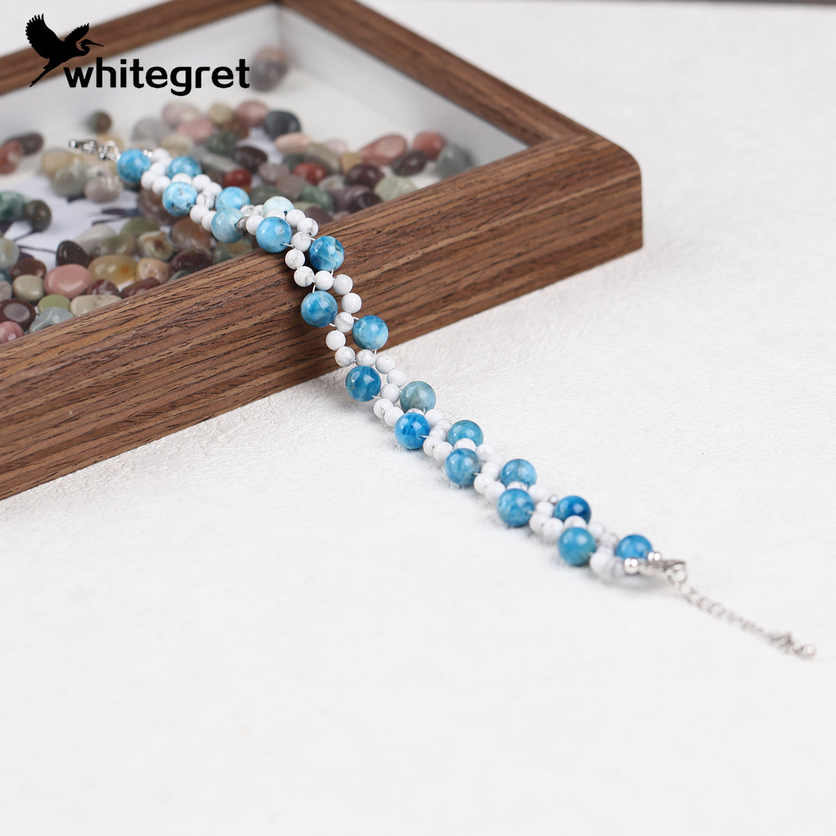 [WG0124] Apatite & Magnesite Bracelet