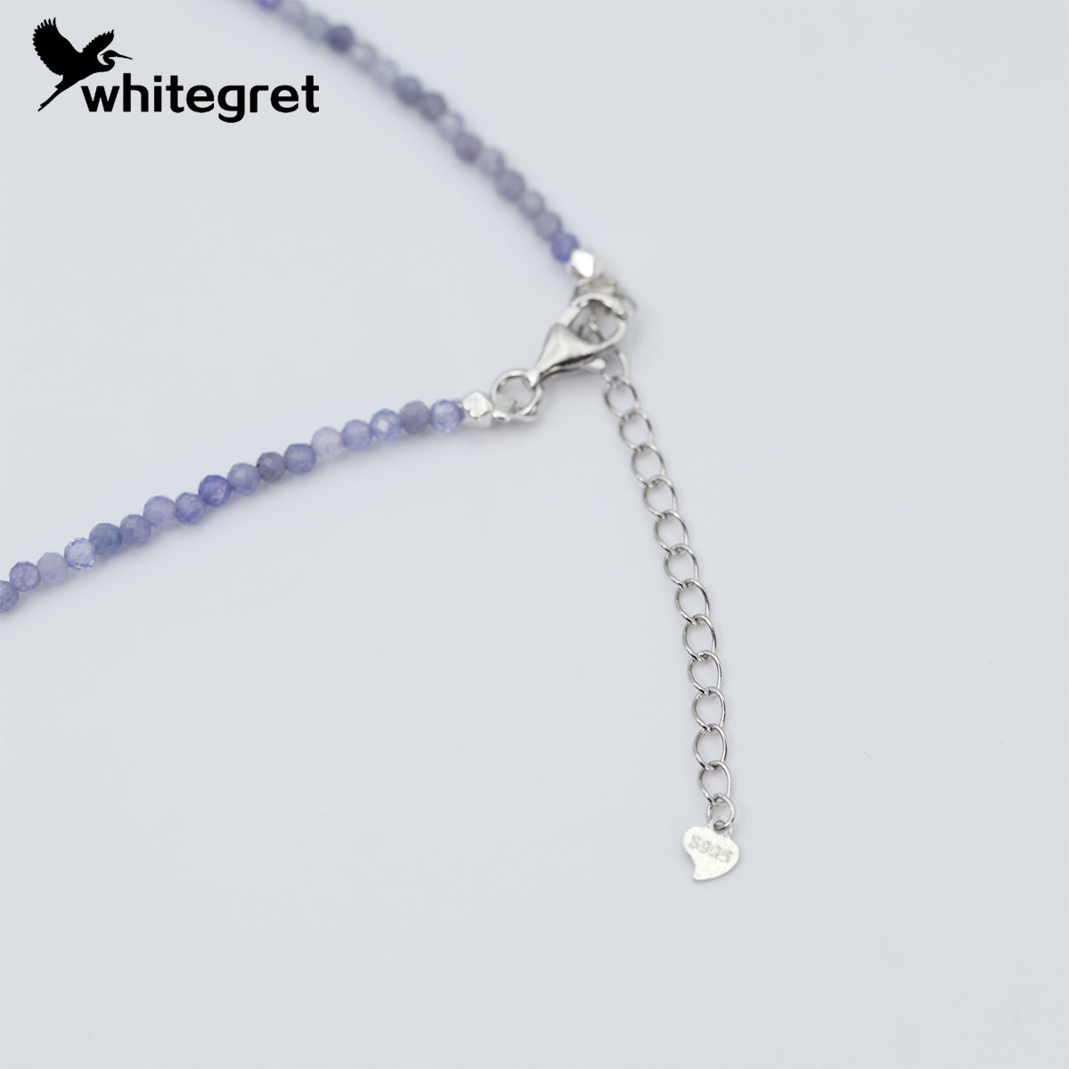 [WG0044] Tanzanite & silver925 Necklace new original handmade design DIY 2024 new fashion bracelet Birthday Daily girl gifts
