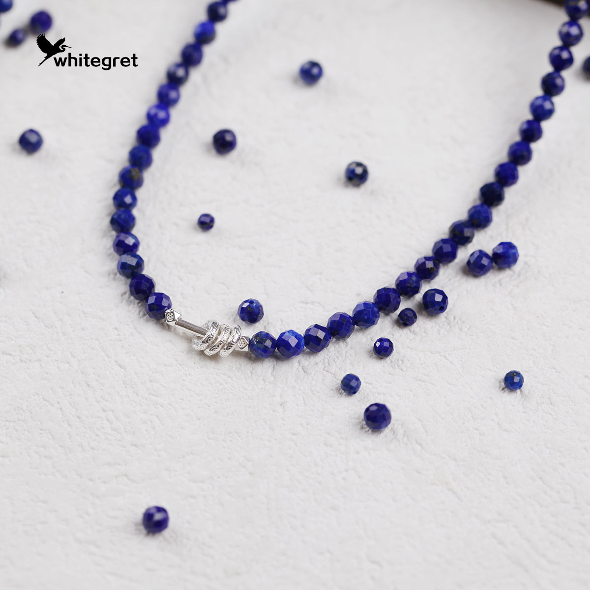 [WG0131] Lapis Lazuli & Silver925 Necklace