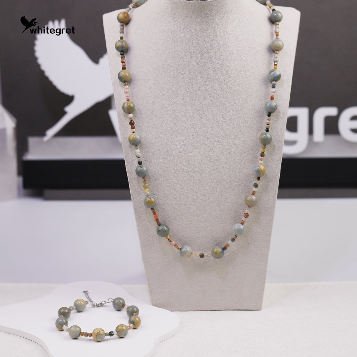 [WG0204] Alashan Necklace and Bracelet