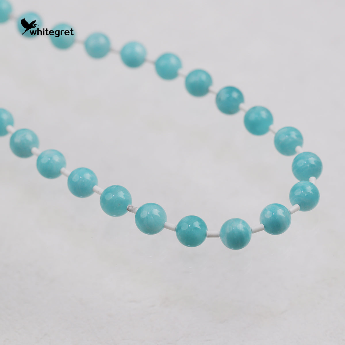 [WG0200] Amazonite & magnesite Necklace and Bracelet
