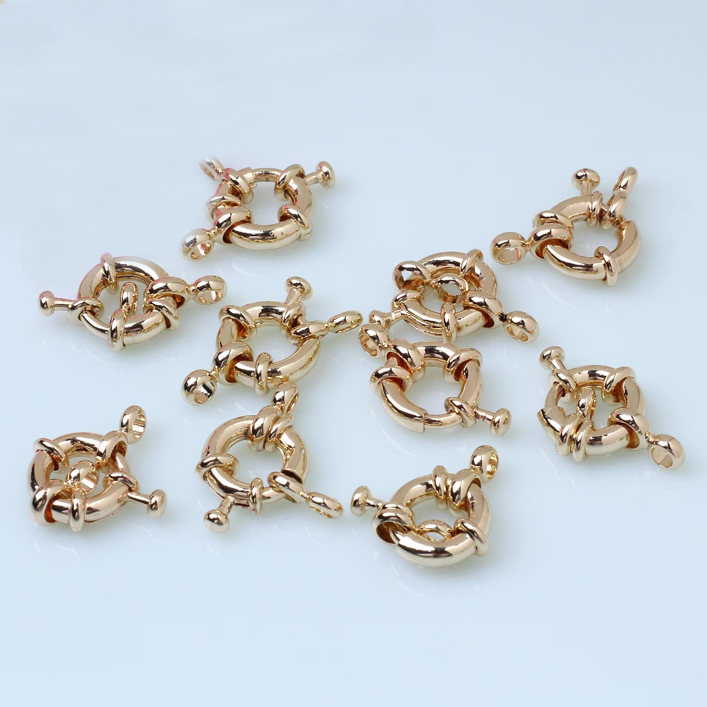 [WG1161] circle clasp steering wheels spring buckle