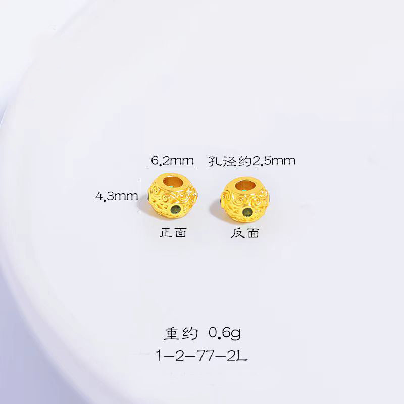 [WG1195] Zircon rainbow spacers for Jewelry diy charms