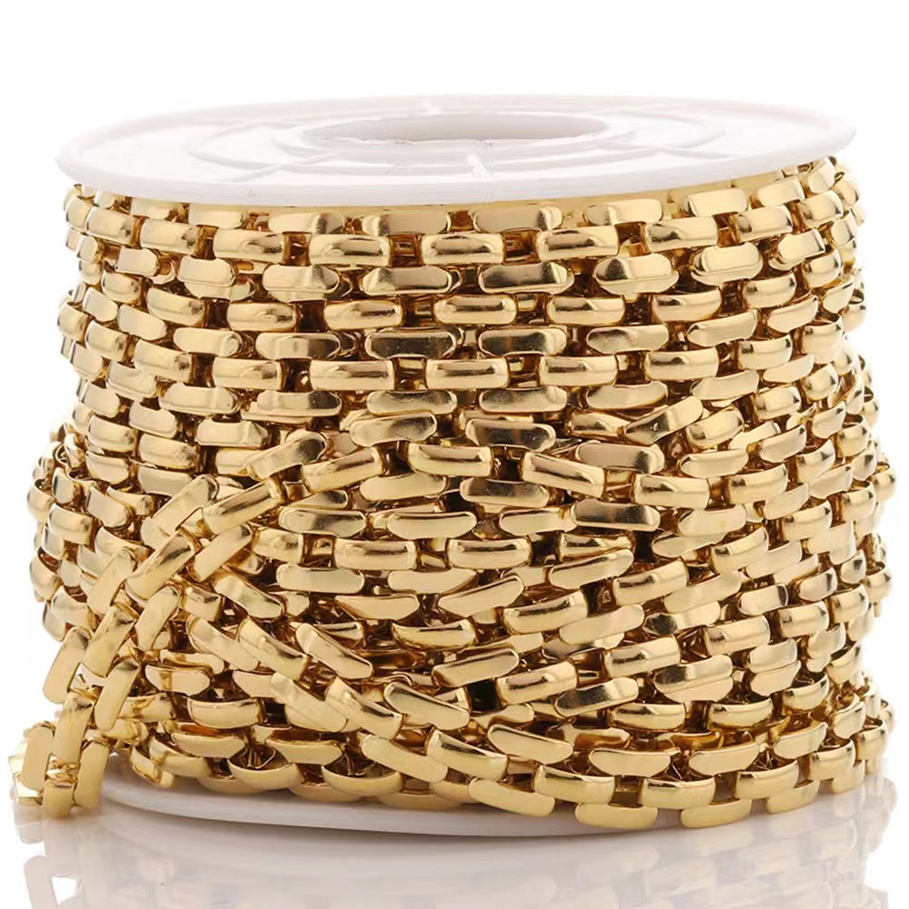 WG1014  Watch strap chain-Vacuum Plating Waterproof Stainless steel diy chain