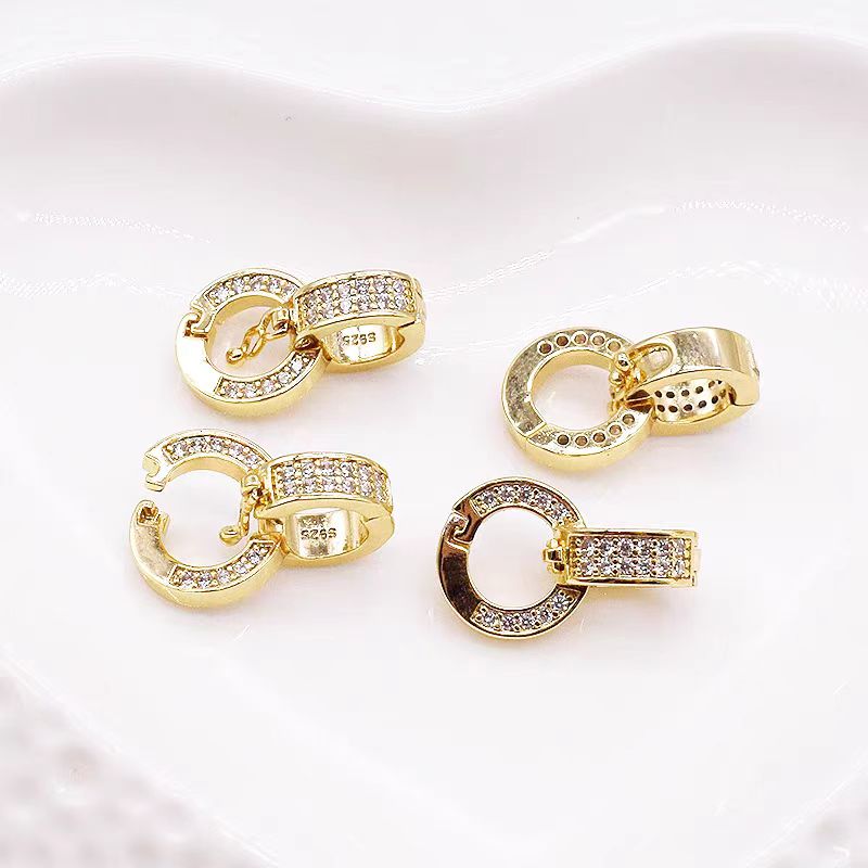[WG1144] universal clasp charm-vacuum plating waterproof jewelry diy