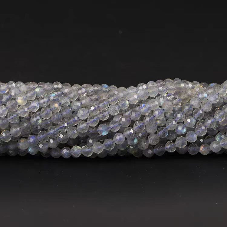 [WG1096] Natural Labradorite Gemstone round facted