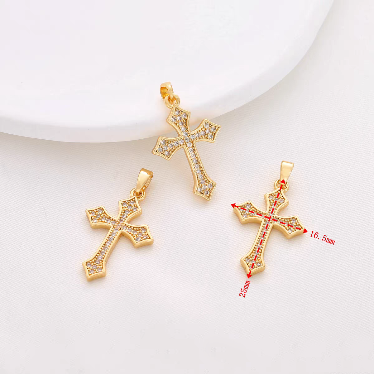 [WG1167] Charms with gold plated in different style for jewelry diy