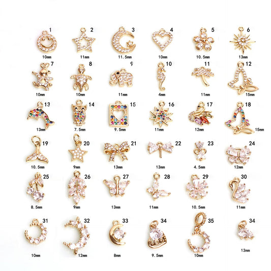[WG1162] 1pcs spacer charm pendant for jewelry diy