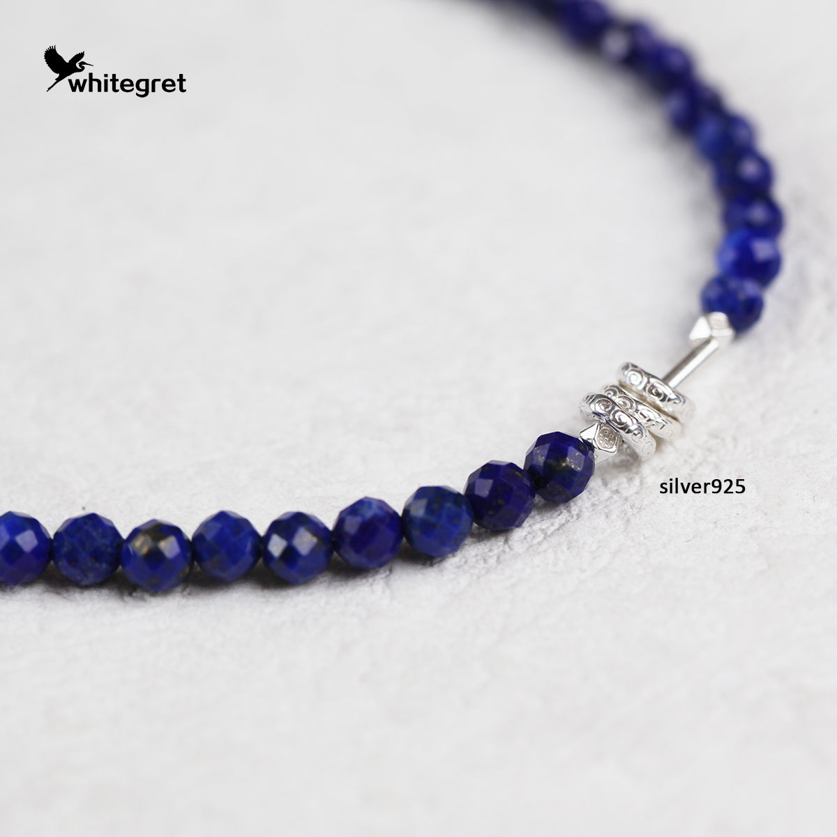 [WG0131] Lapis Lazuli & Silver925 Necklace