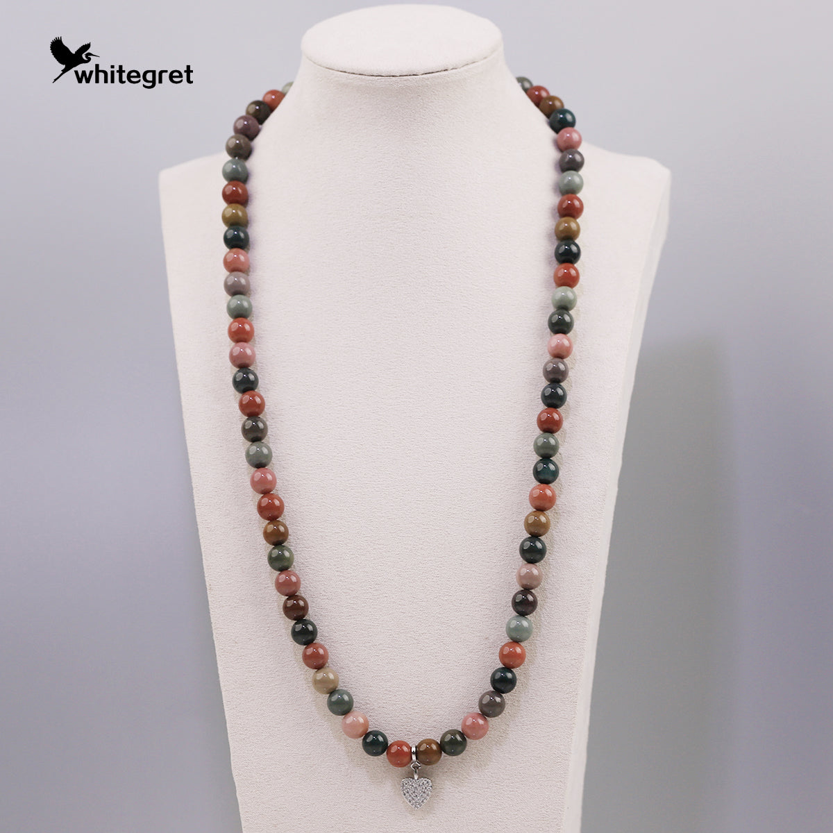 [WG0208] Customized high-quality natural gemstones for you alashan agate necklace and bracelet