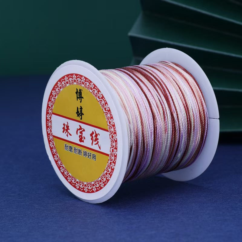 [WG1203] 1Reel Multi  partially dyed strand String for Jewelry diy