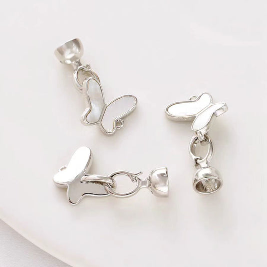 [WG1129] Butterflies Clasp with silver or gold color
