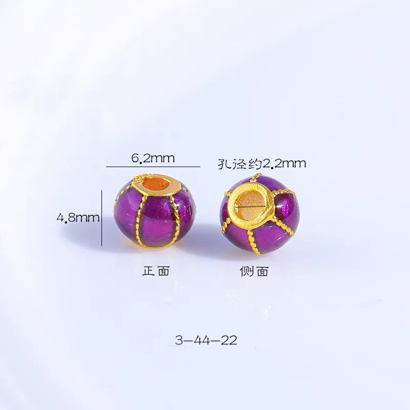 [WG1194]  Enamel Spacers for Jewelry diy charms - Jewelry DIY