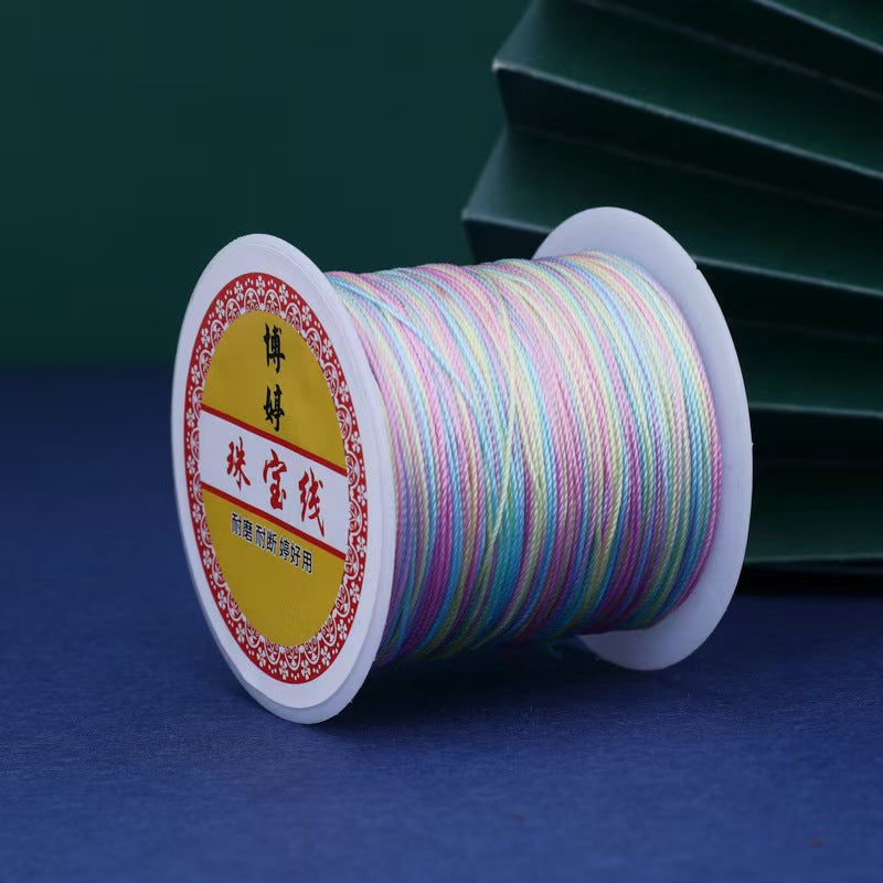 [WG1203] 1Reel Multi  partially dyed strand String for Jewelry diy