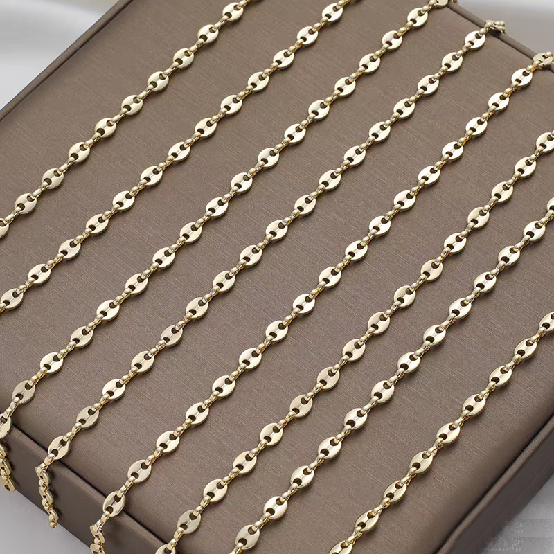 [WG1178] 1M Smile chain & O chain &  Pig snout chain for Jewelry diy