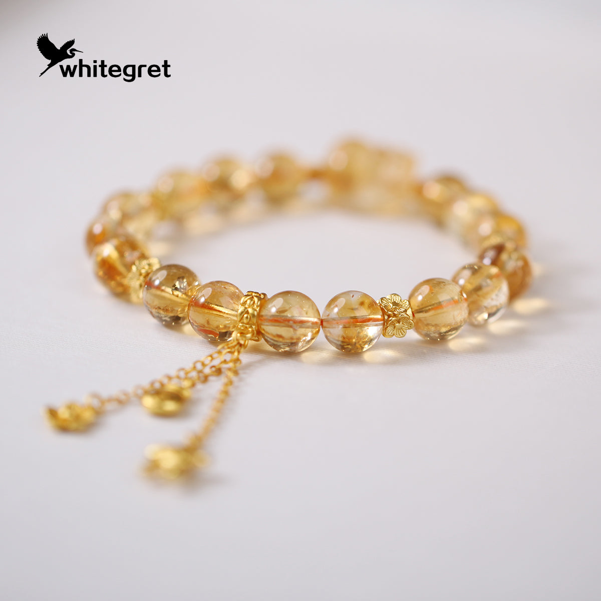 [WG0140] High Quality Natural Crystal Citrine Bracelet