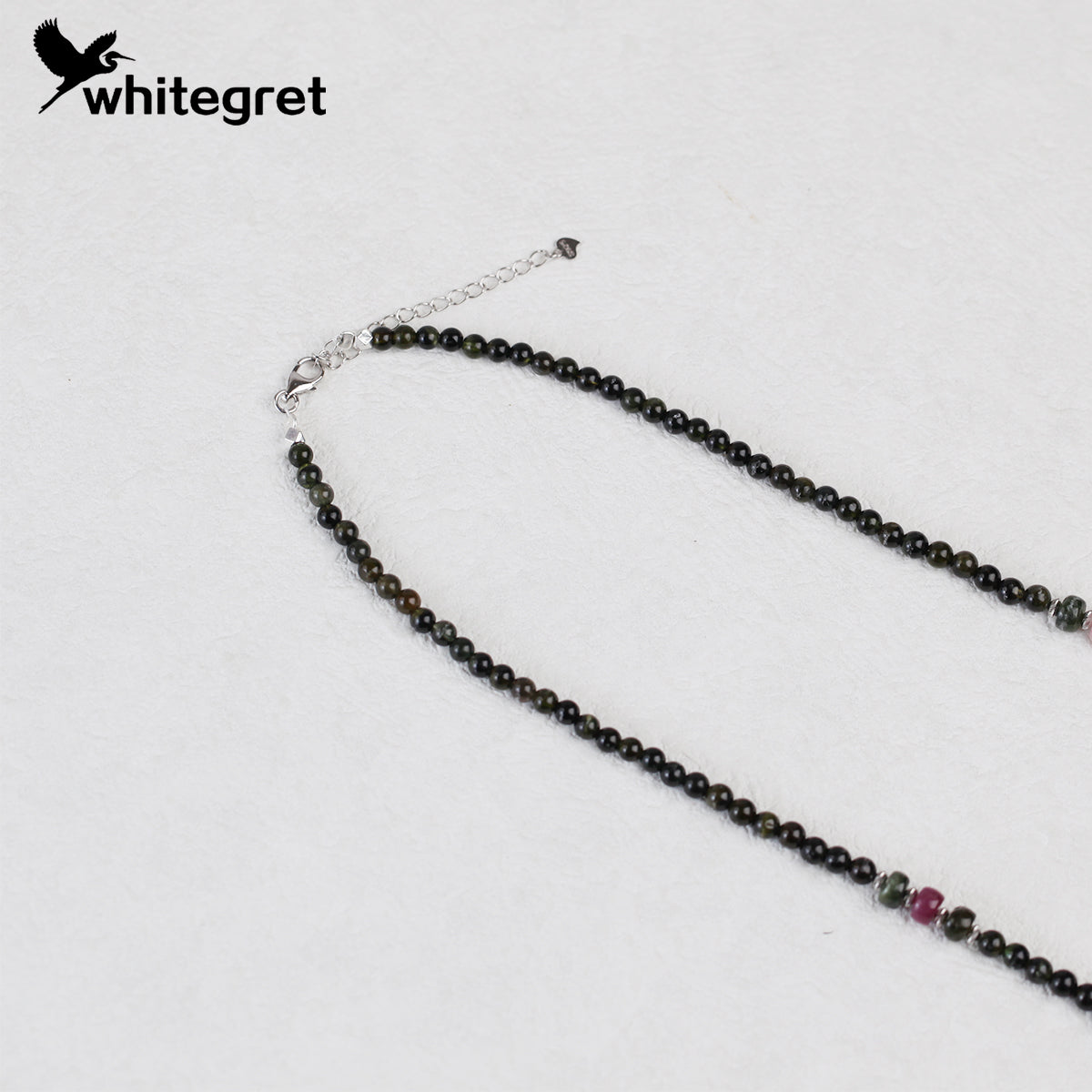 [WG0091] High Quality Tourmaline & Silver925 Necklace