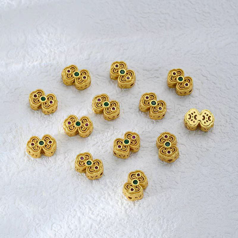 [WG1173] Cloidonne & Colour enamels spacers charms for jewelry diy