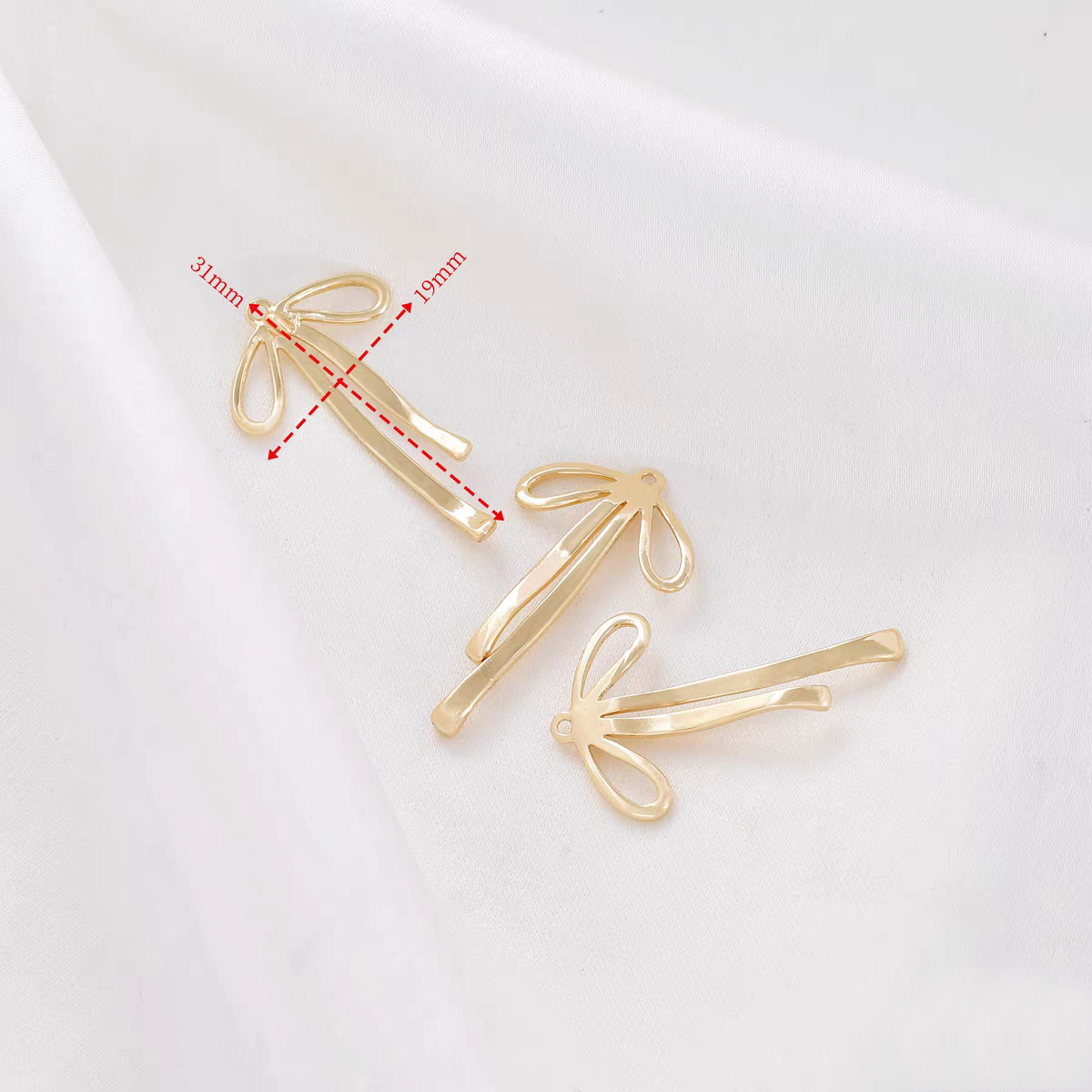 [WG1174] bow spacers & charms & pendants for jewelry diy