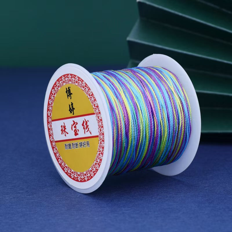 [WG1203] 1Reel Multi  partially dyed strand String for Jewelry diy