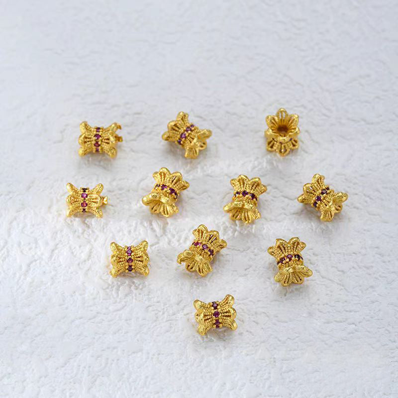 [WG1173] Cloidonne & Colour enamels spacers charms for jewelry diy