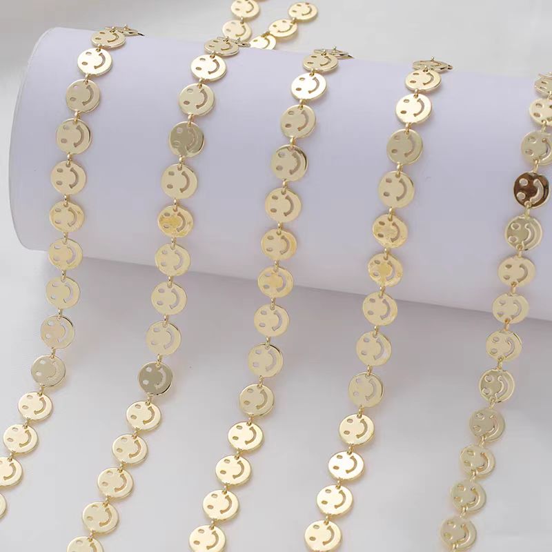 [WG1182] 1M smile chain for jewelry diy