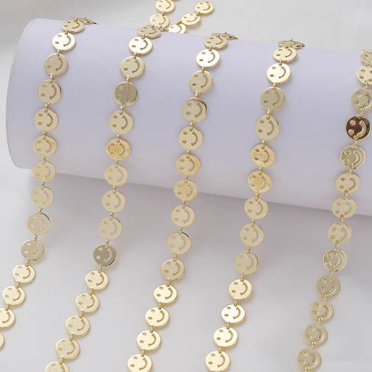 [WG1182] 1M smile chain for jewelry diy