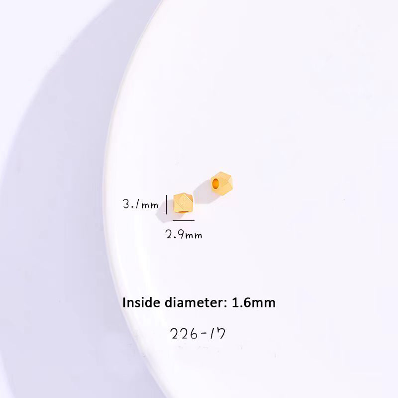 [WG1102] Gold spacers with different style for Jewelry diy