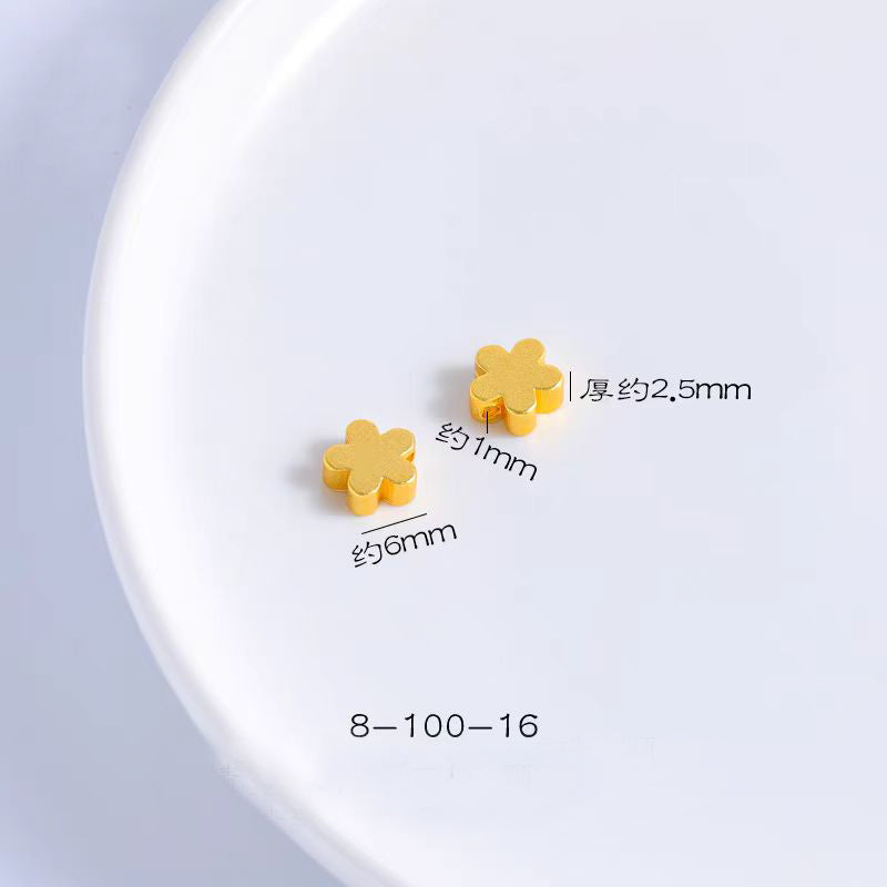 [WG1102] Gold spacers with different style for Jewelry diy