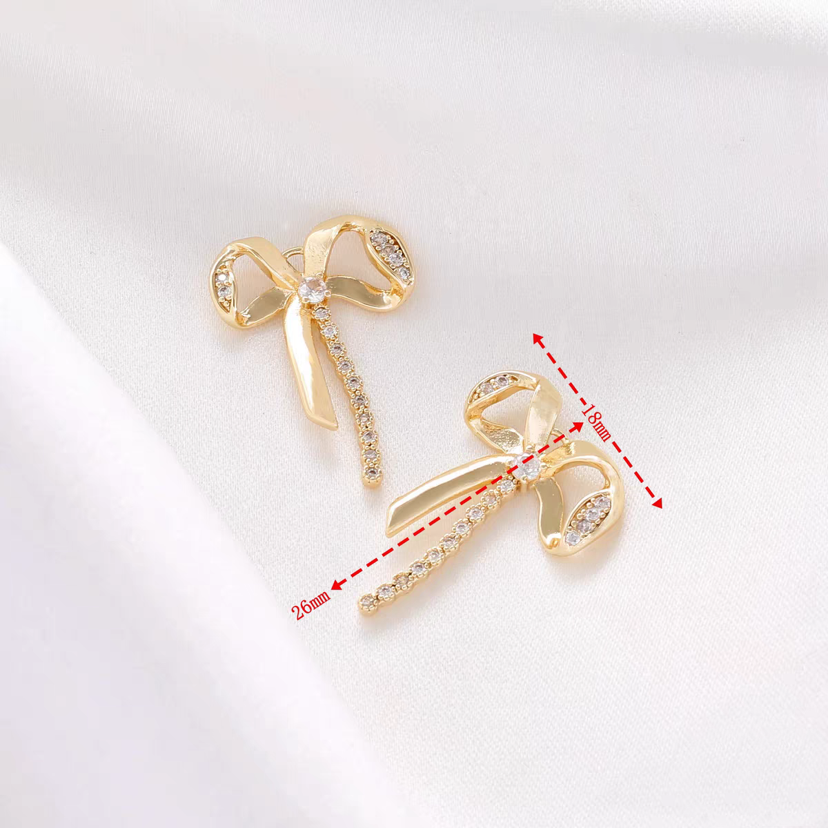 [WG1174] bow spacers & charms & pendants for jewelry diy